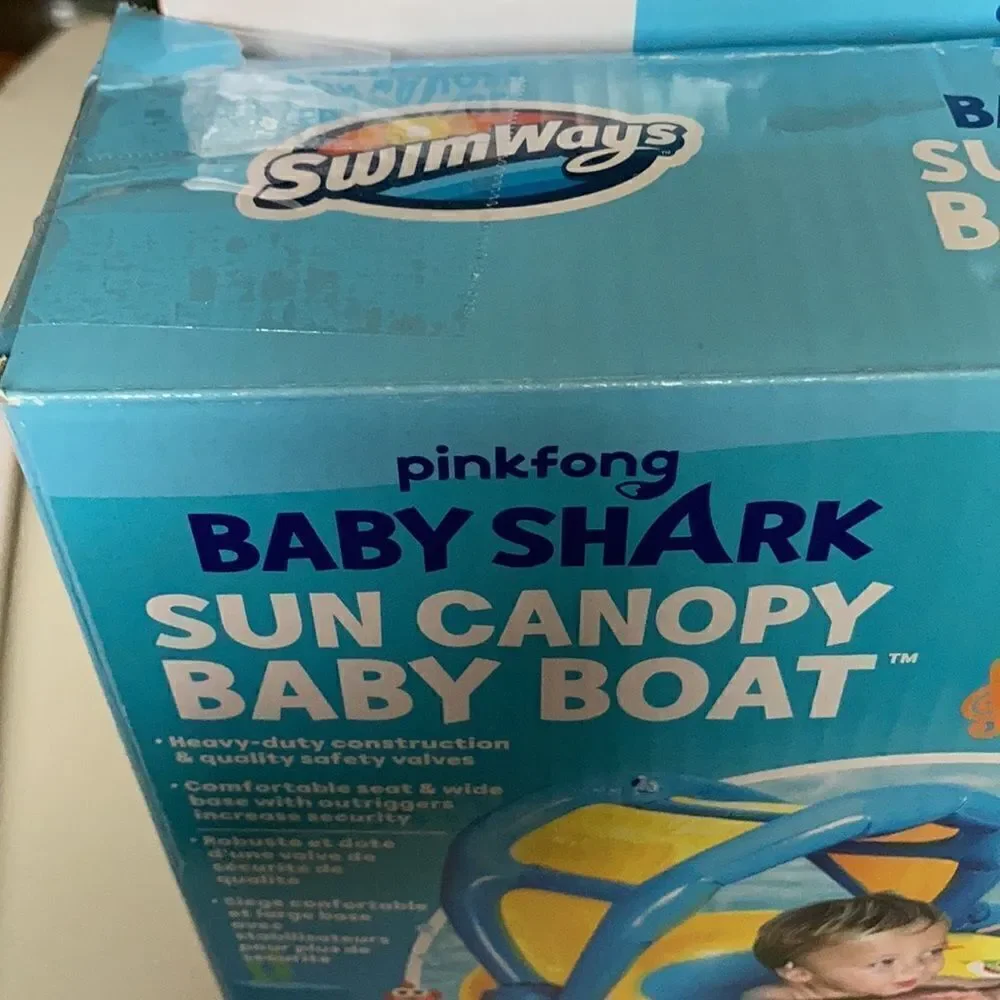 Baby Shark Sun Canopy Baby Boat